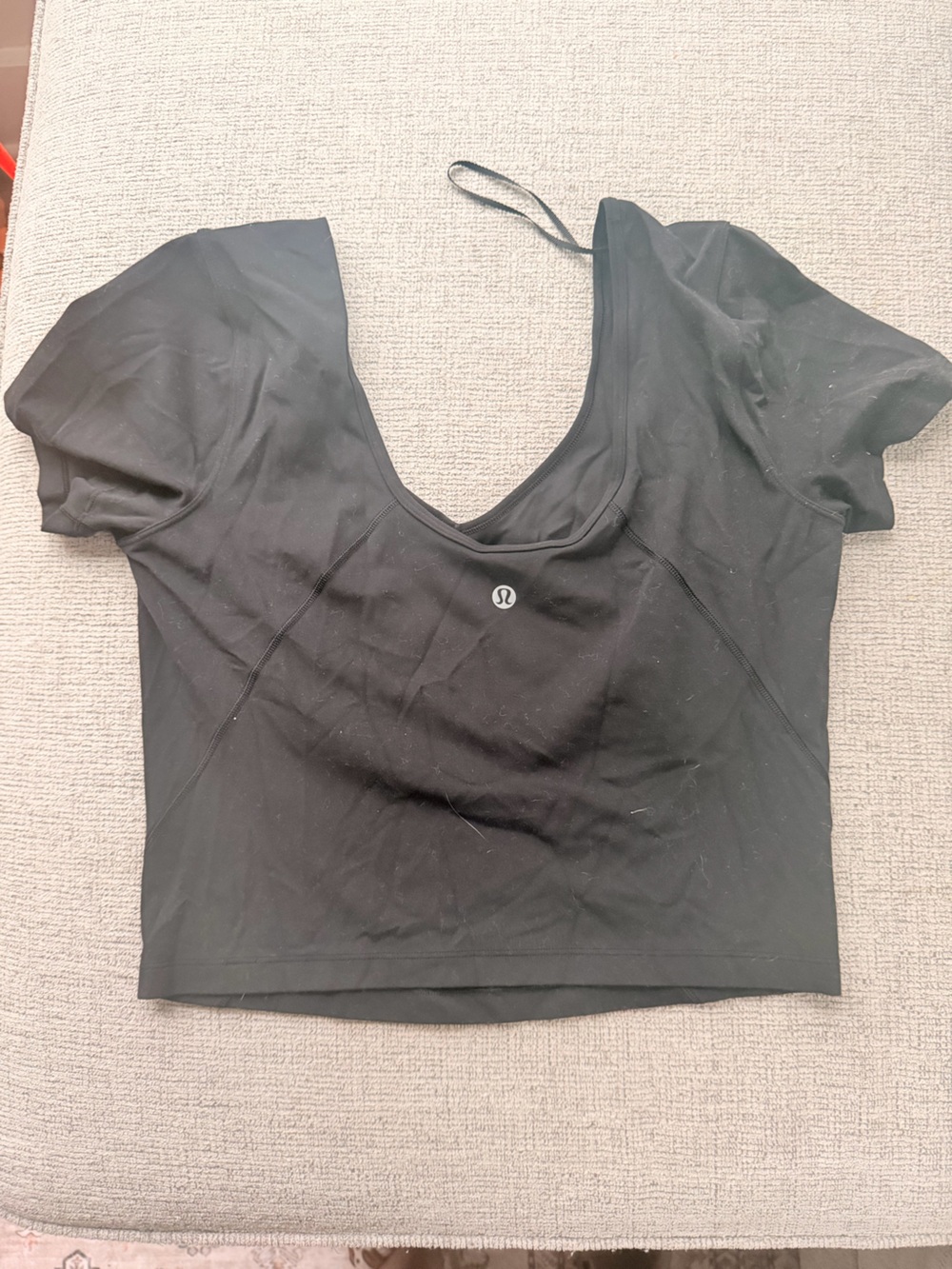 lululemon athletica Black Racerback Workout Tank